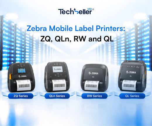 Zebra Mobile Label Printers: ZQ, QLn, RW and QL