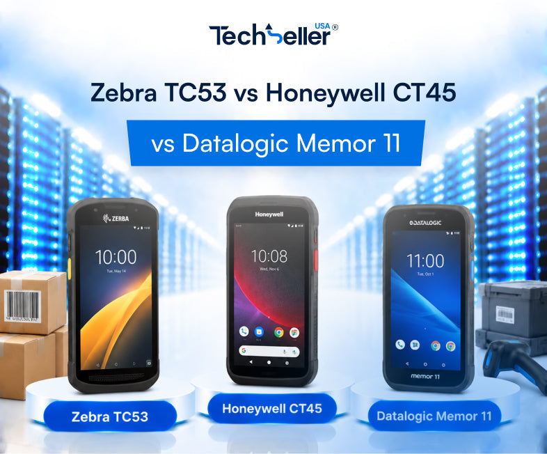 Zebra TC53 vs Honeywell CT45 vs Datalogic Memor 11