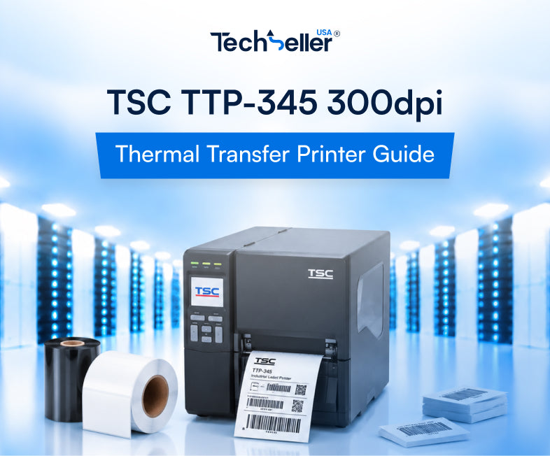 TSC TTP-345 300dpi Thermal Transfer Printer Guide