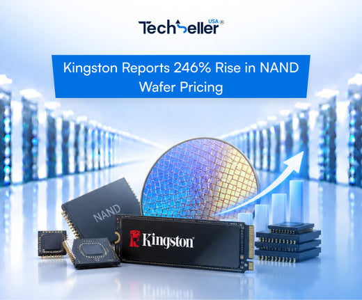 Kingston Reports 246% Rise in NAND Wafer Pricing