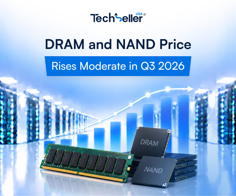 DRAM and NAND Price Rises Moderate in Q3 2026