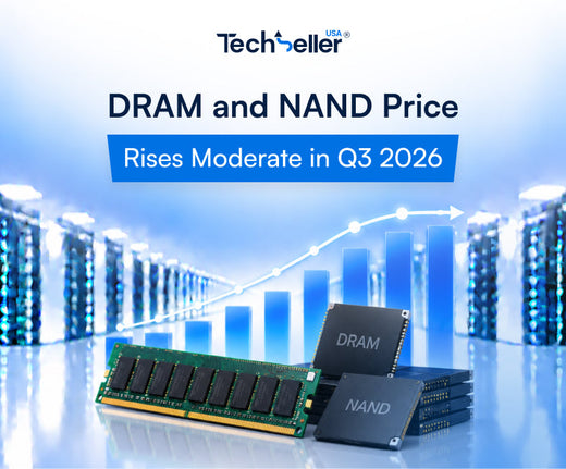 DRAM and NAND Price Rises Moderate in Q3 2026