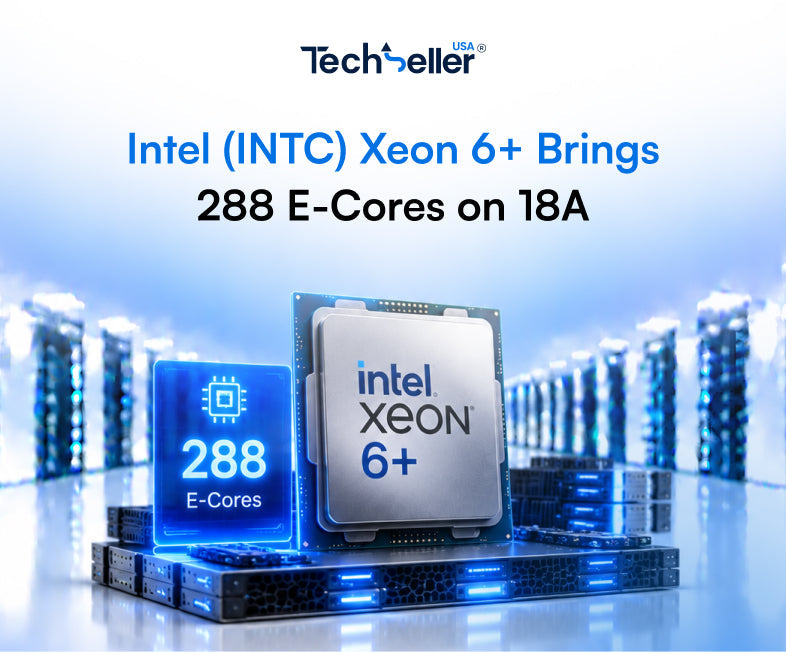 Intel (INTC) Xeon 6+ Brings 288 E-Cores on 18A