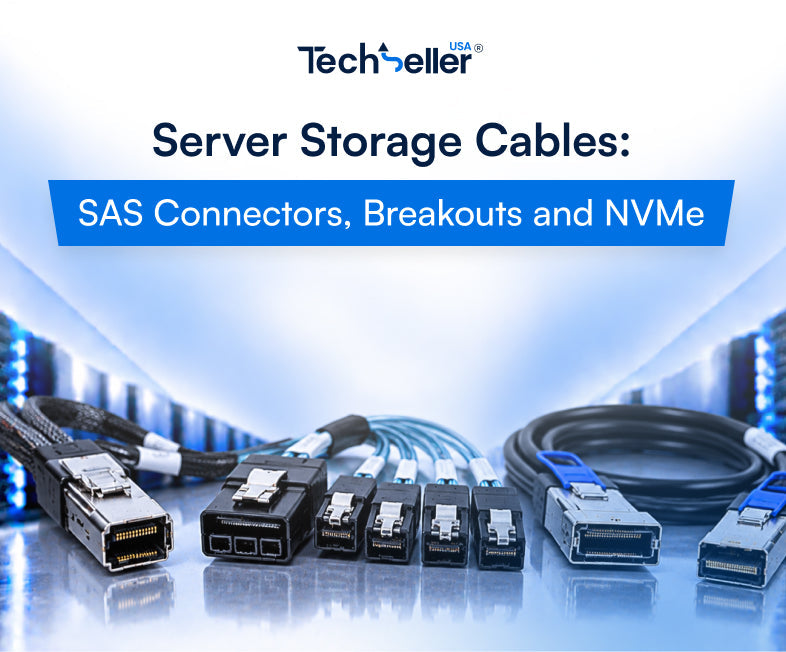 Server Storage Cables: SAS Connectors, Breakouts and NVMe