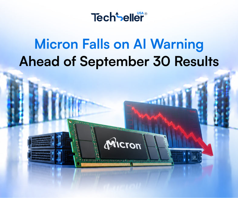 Micron Falls on AI Warning Ahead of September 30 Results