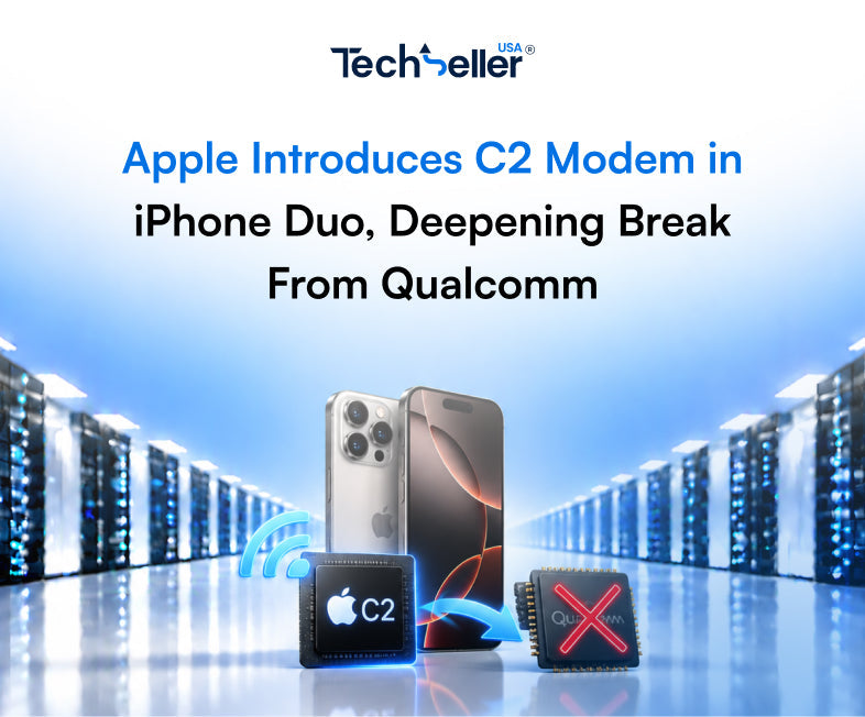 Apple Introduces C2 Modem in iPhone Duo, Deepening Break From Qualcomm