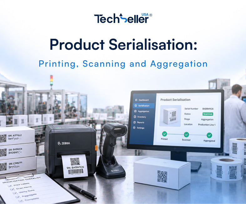 Product Serialisation: Printing, Scanning and Aggregation