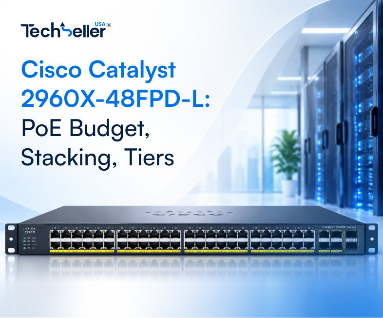 Cisco Catalyst 2960X-48FPD-L: PoE Budget, Stacking, Tiers