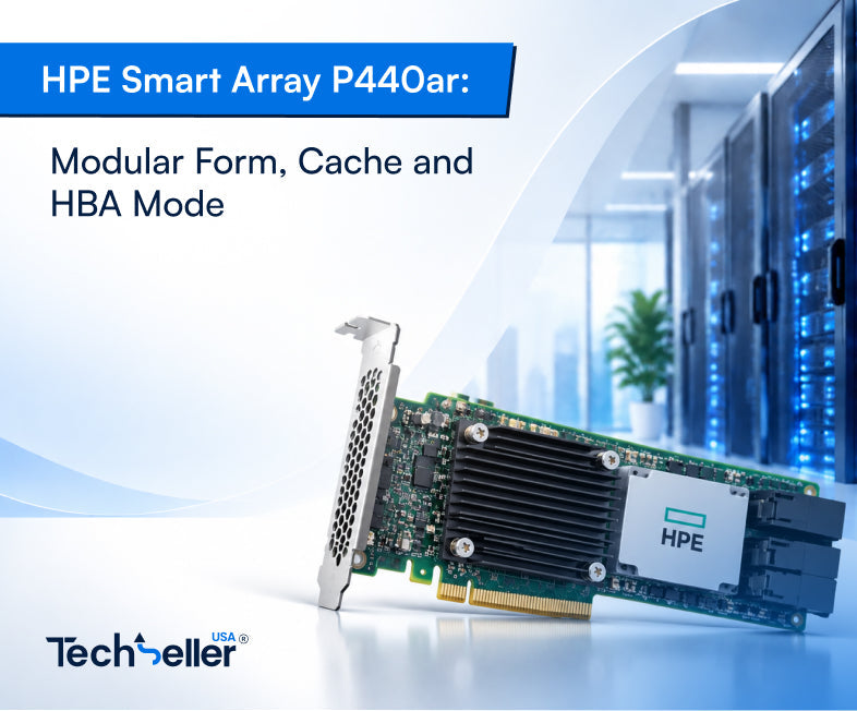 HPE Smart Array P440ar: Modular Form, Cache and HBA Mode
