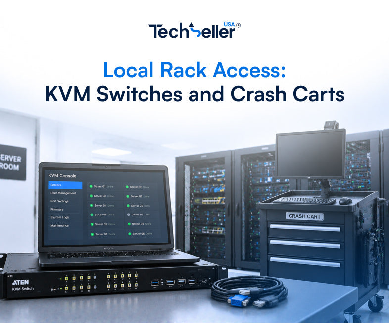Local Rack Access: KVM Switches and Crash Carts