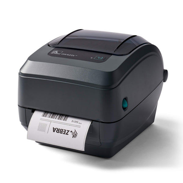GK42-100210-000 - Zebra GK420t 4-Inch 203dpi Thermal Transfer USB/Ethernet Desktop Label Printer