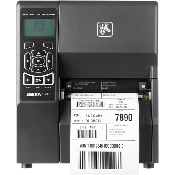 ZT23042-T31200FZ - Zebra ZT230 4-Inch 203dpi Thermal Transfer Industrial Label Printer