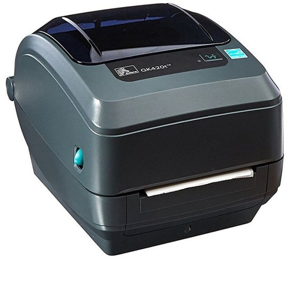 GK42-102220-000 - Zebra GK420t 4-Inch 203dpi Thermal Transfer USB/Ethernet Desktop Label Printer