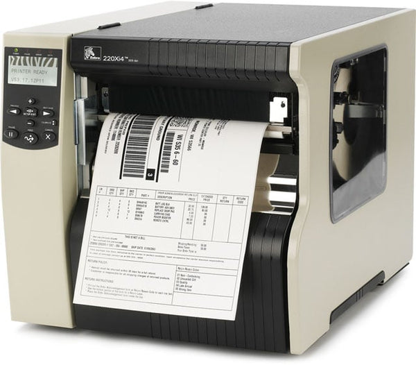 140-801-00100 - Zebra 140Xi4 5-Inch 203dpi Thermal Transfer / Direct Thermal Industrial Label Printer
