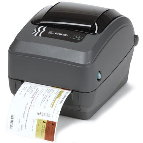 GX43-102510-000 - Zebra GX430t 4-Inch 300dpi Thermal Transfer USB / Serial / Parallel Desktop Label Printer