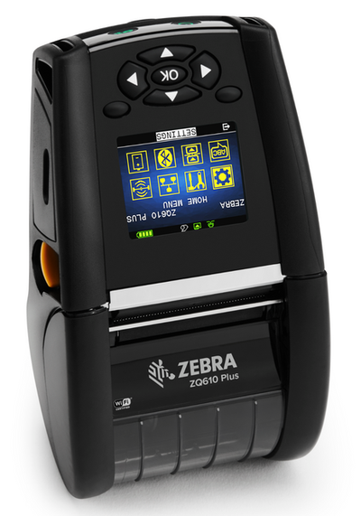 ZQ61-HUFA0D0-00 - Zebra ZQ610 2-Inch Bluetooth Mobile Thermal Label Printer