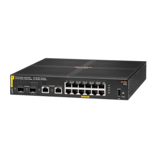 JL679A – HP Aruba 6100 12-Ports 1Gb/10Gb PoE 1Gb 2SFP+ Network Switch
