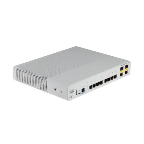 WS-C2960CG-8TC-L – Cisco Catalyst 2960C Series 8-Ports RJ-45 Compact Ethernet Switch with 2x RJ-45 Uplink Ports