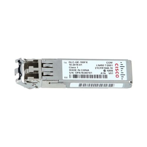 GLC-GE-100FX – Cisco 100BASE-FX Multi-mode Fibre 2km 1310nm LC Connector SFP Transceiver Module