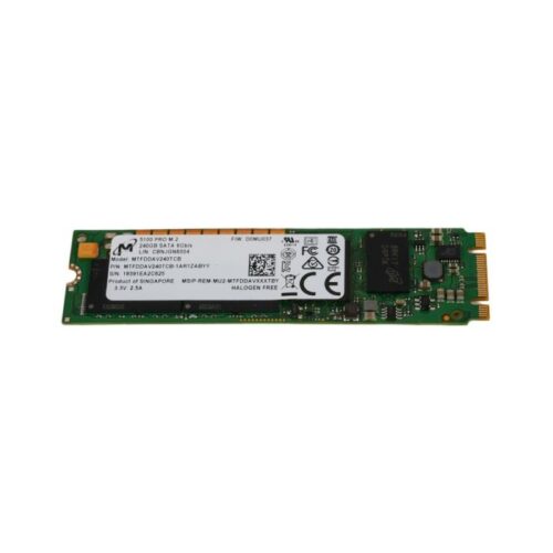 MTFDDAV240TCB – Micron 5100 Pro 240GB SATA 6Gb/s eTLC (PLP) M.2 2280 Solid State Drive (SSD)