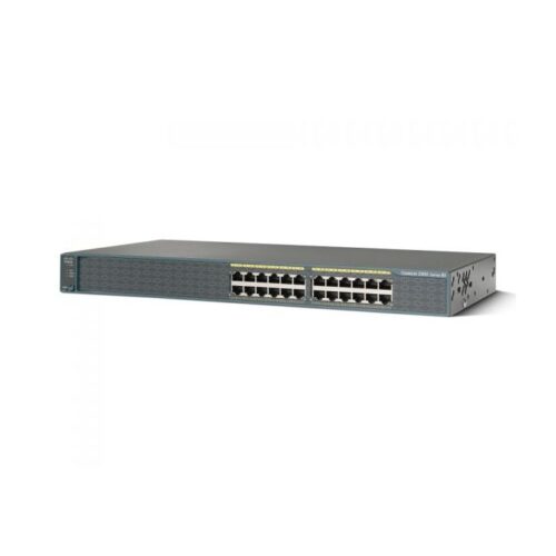 WS-C2960-24-S – Cisco Catalyst 2960 24-Ports 10/100Base-TX RJ-45 Layer 2 Rack-mountable Managed Network Switch